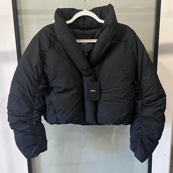 Khy Jackets & Blazers - Khy Cropped Puffer Jacket Black NWT